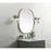 Elegant Decor Brynn Metal Frame Oval Mirror 30X36", Brass