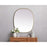 Elegant Decor Brynn Metal Frame Oval Mirror 30X36", Brass