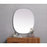 Elegant Decor Brynn Metal Frame Oval Mirror 30X36", Silver