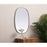 Elegant Decor Brynn Metal Frame Oval Mirror 30X40", Silver