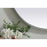 Elegant Decor Brynn Metal Frame Oval Mirror 30X40", Silver