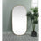 Elegant Decor Brynn Metal Frame Oval Mirror 30X60", Brass