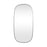 Elegant Decor Brynn Metal Frame Oval Mirror 30X60", Silver