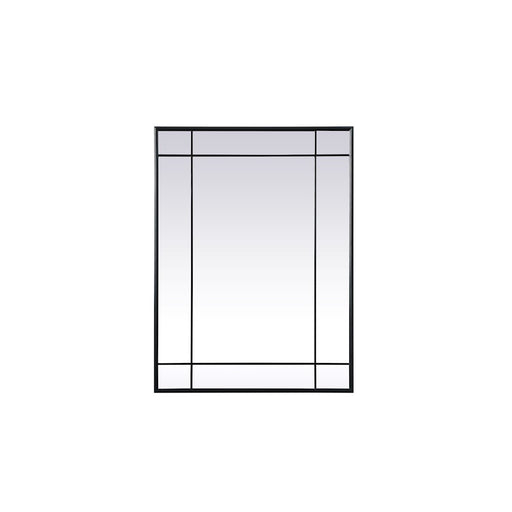 Elegant Lighting Viola 30"x40" Mirror, Black