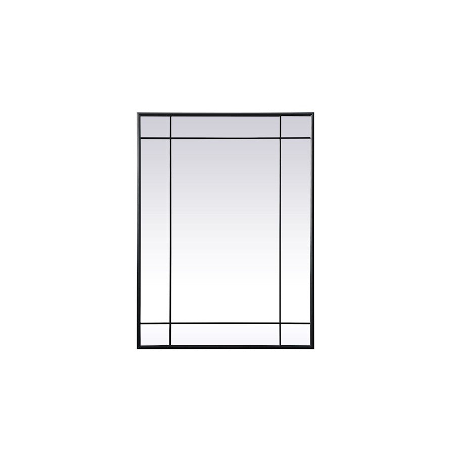 Elegant Lighting Viola 30"x40" Mirror, Black