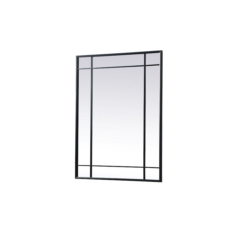 Elegant Lighting Viola 30"x40" Mirror, Black