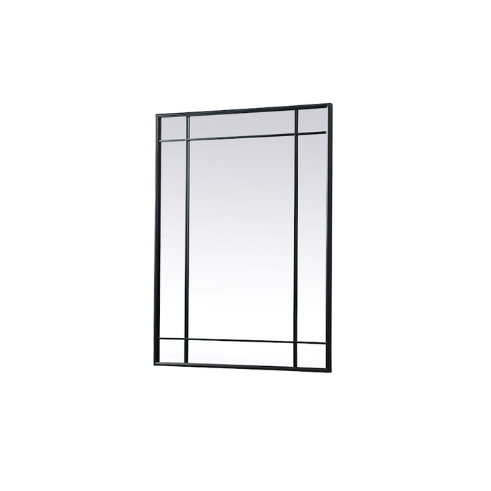 Elegant Lighting Viola 30"x40" Mirror, Black