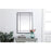 Elegant Lighting Viola 30"x40" Mirror, Black