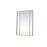 Elegant Lighting Viola 30"x40" Mirror, Brass