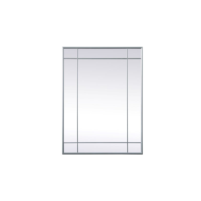 Elegant Lighting Viola 30"x40" Mirror, Silver