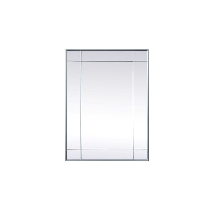 Elegant Lighting Viola 30"x40" Mirror, Silver