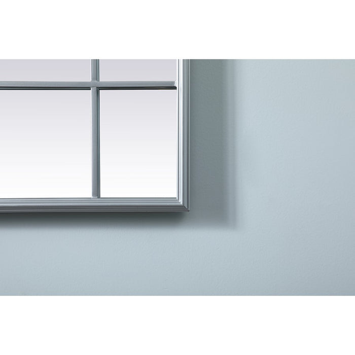 Elegant Lighting Viola 30"x40" Mirror, Silver