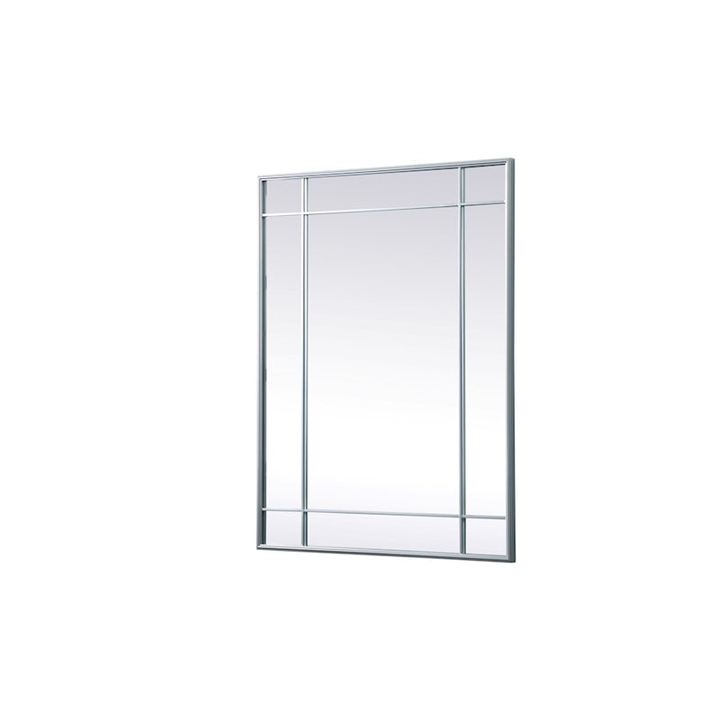 Elegant Lighting Viola 30"x40" Mirror, Silver