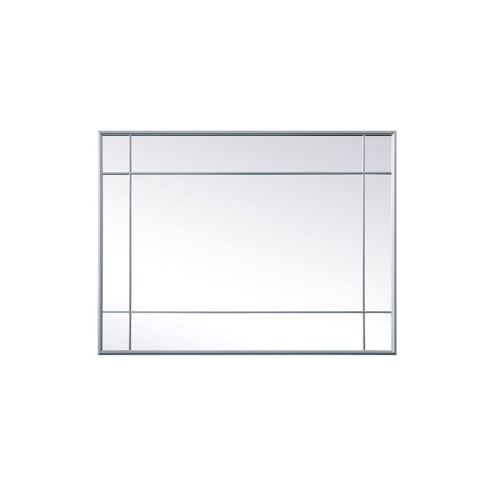 Elegant Lighting Viola 30"x40" Mirror, Silver