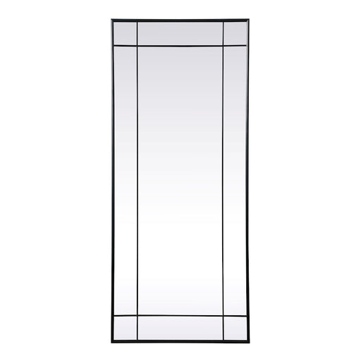 Elegant Lighting Viola 30"x70" Mirror, Black