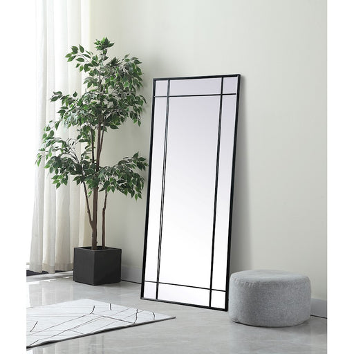 Elegant Lighting Viola 30"x70" Mirror, Black