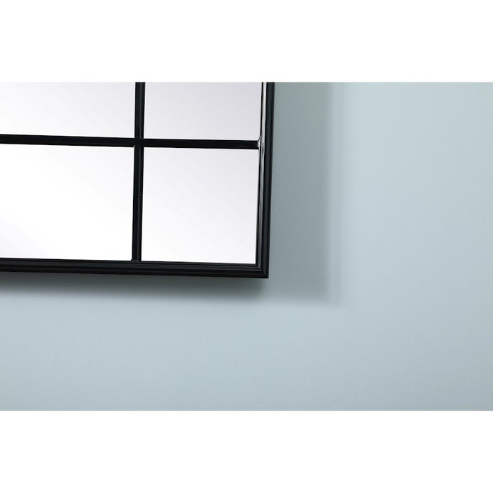 Elegant Lighting Viola 30"x70" Mirror, Black