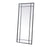 Elegant Lighting Viola 30"x70" Mirror, Black