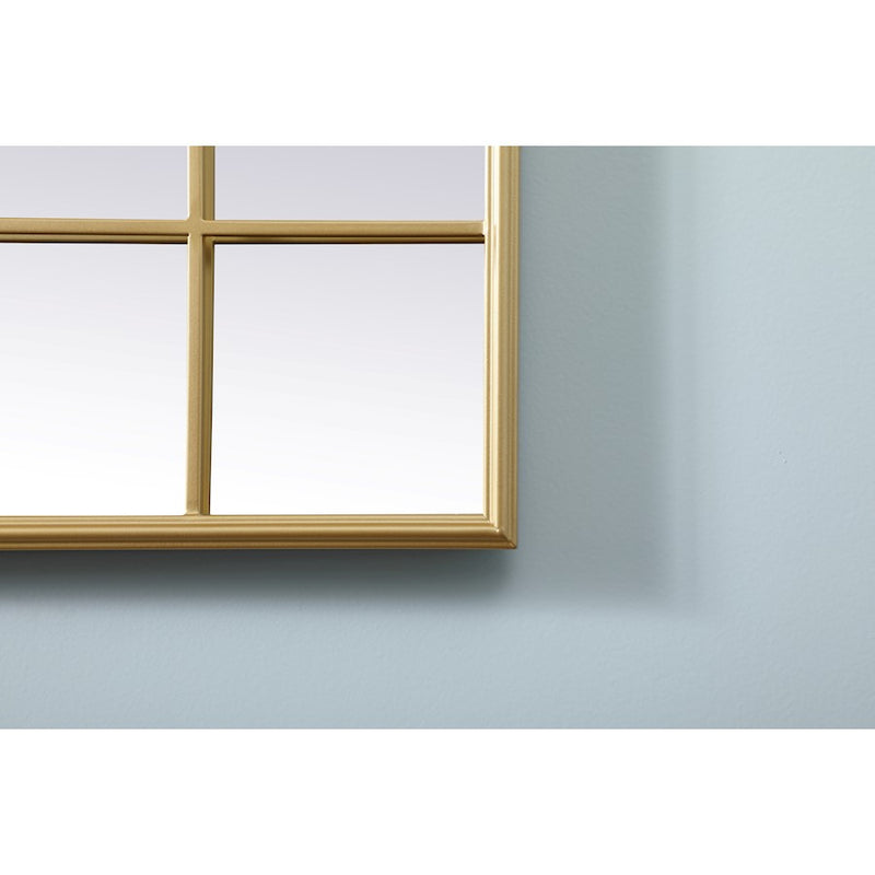 Elegant Lighting Viola 30"x70" Mirror, Brass