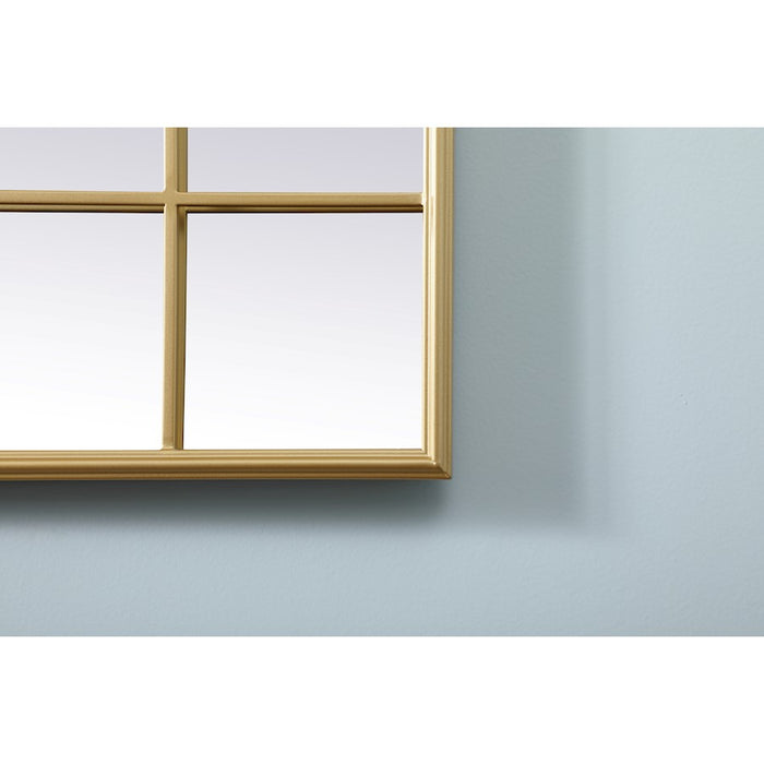 Elegant Lighting Viola 30"x70" Mirror, Brass