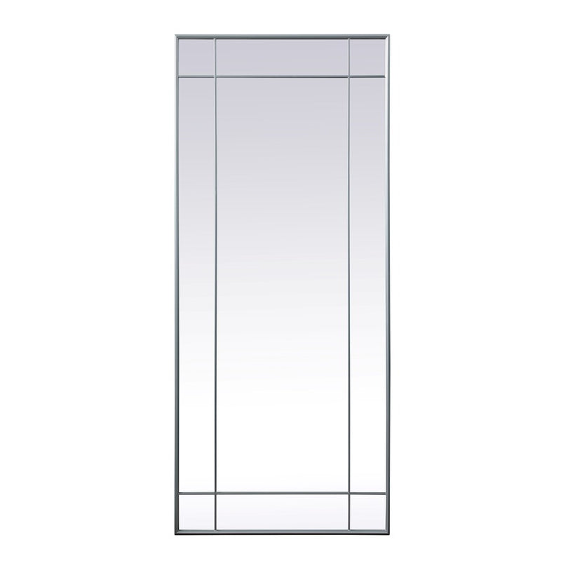 Elegant Lighting Viola 30"x70" Mirror, Silver