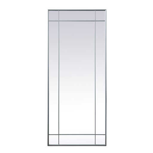 Elegant Lighting Viola 30"x70" Mirror, Silver