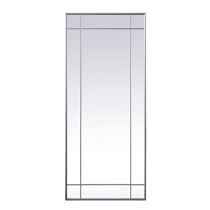 Elegant Lighting Viola 30"x70" Mirror, Silver