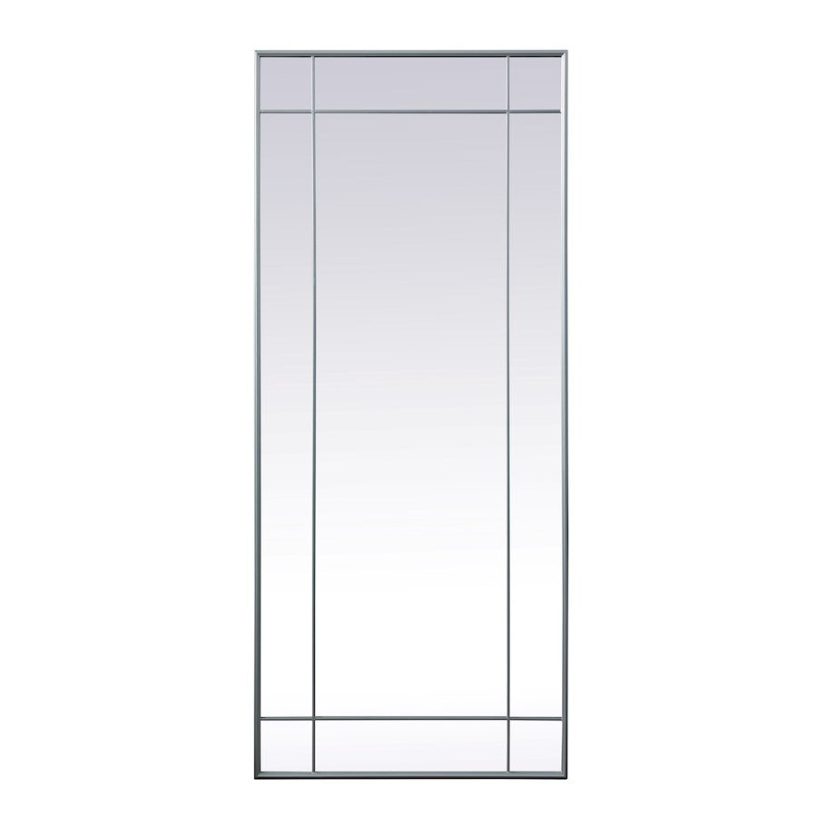 Elegant Lighting Viola 30"x70" Mirror, Silver