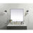 Elegant Decor Eternity Metal Frame Square Mirror 24", Silver