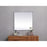Elegant Decor Eternity Metal Frame Square Mirror 24", Silver