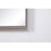 Elegant Decor Eternity Metal Frame Square Mirror 24", Silver