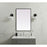 Elegant Decor Eternity Metal Frame Rectangle Mirror 24X36", Black