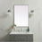 Elegant Decor Eternity Metal Frame Rectangle Mirror 24X36", Silver