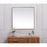 Elegant Decor Eternity Metal Frame Square Mirror 30", Brass