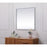 Elegant Decor Eternity Metal Frame Square Mirror 30", Silver
