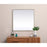 Elegant Decor Eternity Metal Frame Square Mirror 42", Brass