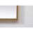 Elegant Decor Eternity Metal Frame Square Mirror 42", Brass