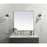 Elegant Decor Eternity Metal Frame Square Mirror 42", Silver