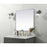 Elegant Decor Eternity Metal Frame Square Mirror 42", Silver