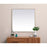 Elegant Decor Eternity Metal Frame Square Mirror 48", Brass