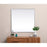 Elegant Decor Eternity Metal Frame Square Mirror 48", Silver