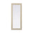 Elegant Decor Rectangle Cornhusk Mirror 24X60, Linen White