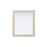 Elegant Decor Rectangle Cornhusk Mirror 36X42, Linen White