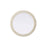 Elegant Decor Round Cornhusk Mirror 36X36, Linen White