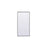 Elegant Decor Eternity Rectangle Full Length Mirror 30X60", Black