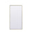 Elegant Decor Eternity Rectangle Full Length Mirror 30X60", Brass