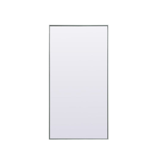 Elegant Decor Eternity Rectangle Full Length Mirror 30X60", Silver