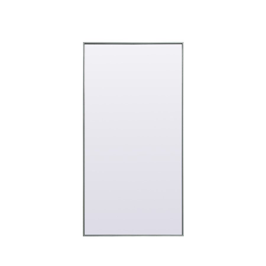 Elegant Decor Eternity Rectangle Full Length Mirror 30X60", Silver
