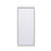 Elegant Decor Eternity Rectangle Full Length Mirror 30X72", Black