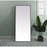 Elegant Decor Eternity Rectangle Full Length Mirror 30X72", Black